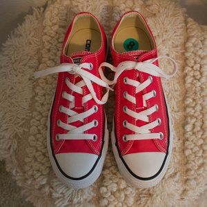 Neon Pink Chuck Taylor All Star Low Top Converse